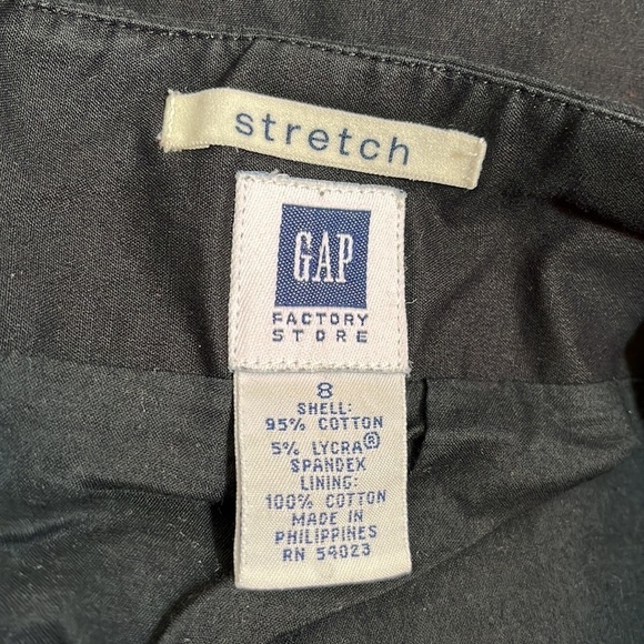 Gap Factory Vintage Black Stretch Mini Skirt - Picture 8 of 9